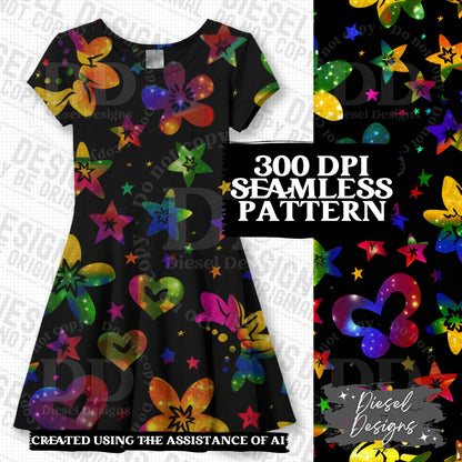 Pride Doodles Seamless BUNDLE | 300 DPI | PNG | Seamless | Tumbler Wraps | Digital File Only