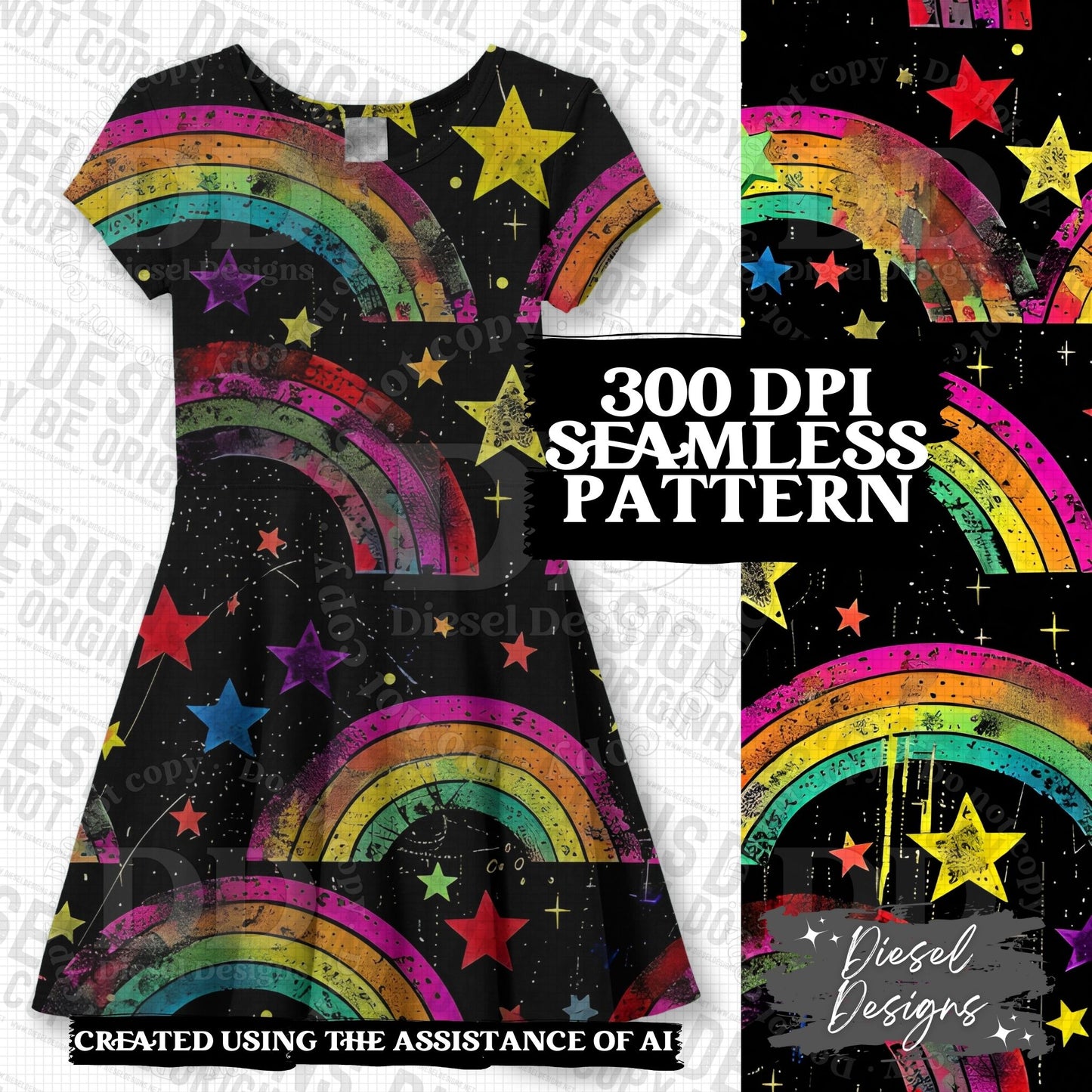 Pride Rainbows Seamless Bundle 2 | 300 DPI | PNG | Seamless | Tumbler Wraps | Digital File Only