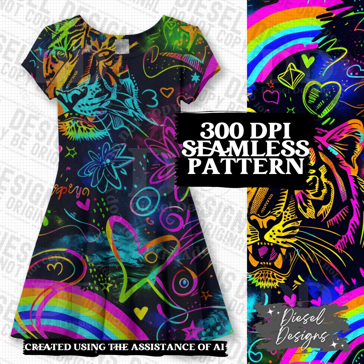 Pride Animals Seamless BUNDLE 2 | 300 DPI | PNG | Seamless | Tumbler Wraps | Digital File Only