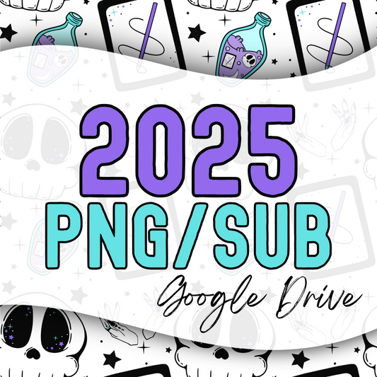 2025 Yearly PNG/Sublimation