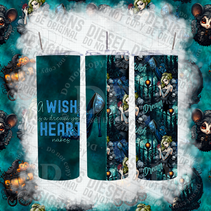 A wish your heart makes | 300 DPI | PNG | Seamless | Tumbler Wraps