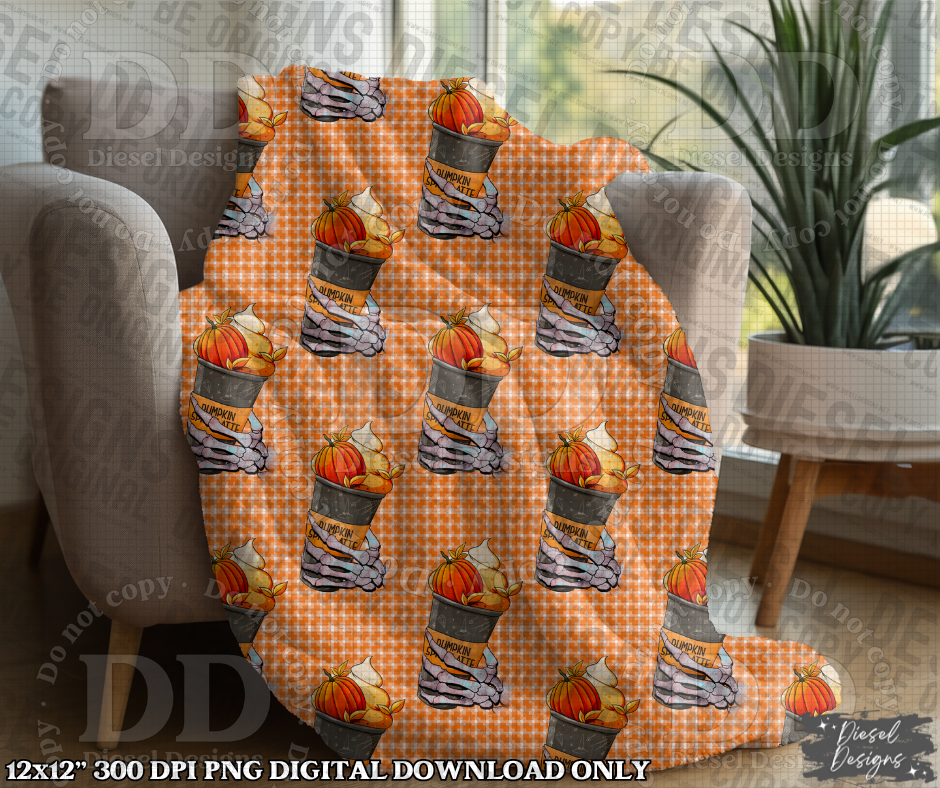 It's Fall Season Seamless Design | 300 DPI | Seamless 12"x12" | Includes 2 Sizes