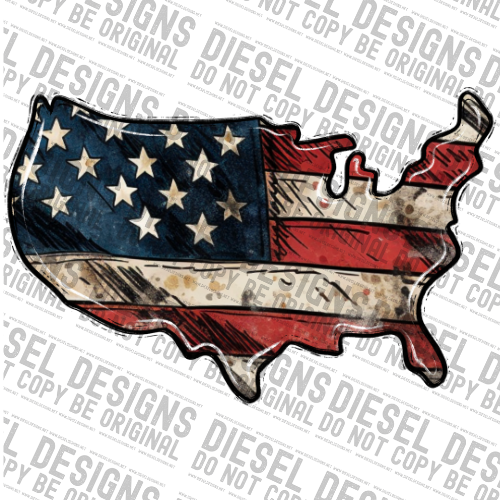 Patriotic Alpha Set | 300 DPI | Transparent PNG | Alpha Set | A-Z Included |