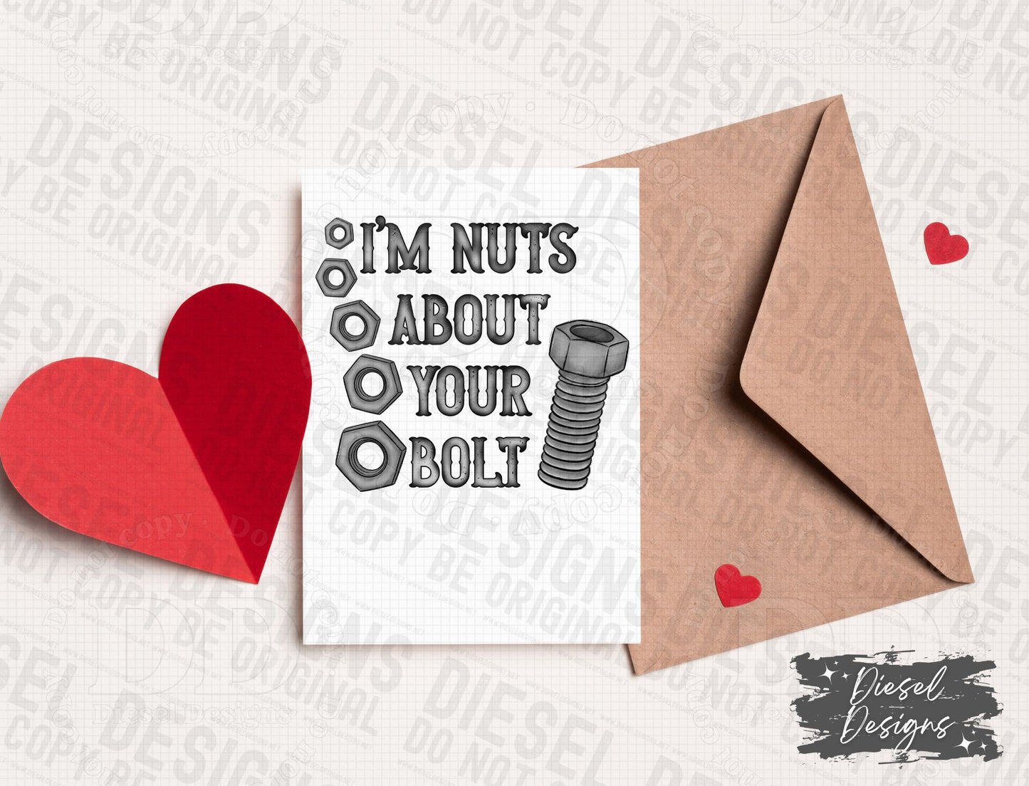 Nuts about your bolt Bundle | 300 DPI | PNG | Seamless | Tumbler Wraps