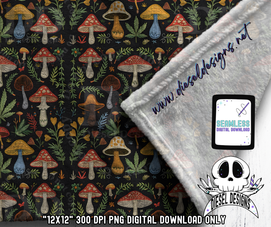 Patchwork 420 Seamless | Seamless File | 300 DPI | 12" x 12" | Digital File only