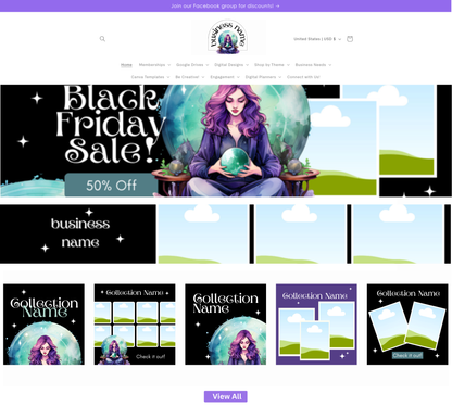 Magical Website Kits | Website Kits | Editable graphics included