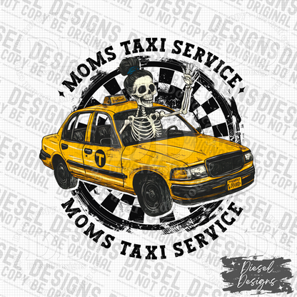 Moms Taxi Service PNG  | 300 DPI | Transparent PNG | Digital File Only