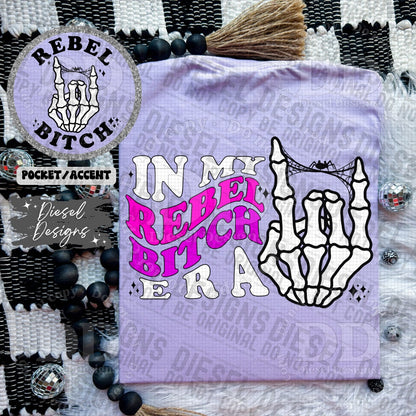 Rebel Bitch Era Color Pocket Set | PNG | Pocket Set | 300 DPI | Transparent PNG | Digital File Only