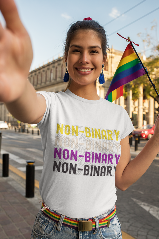 Non Binary | 300 DPI | Transparent PNG