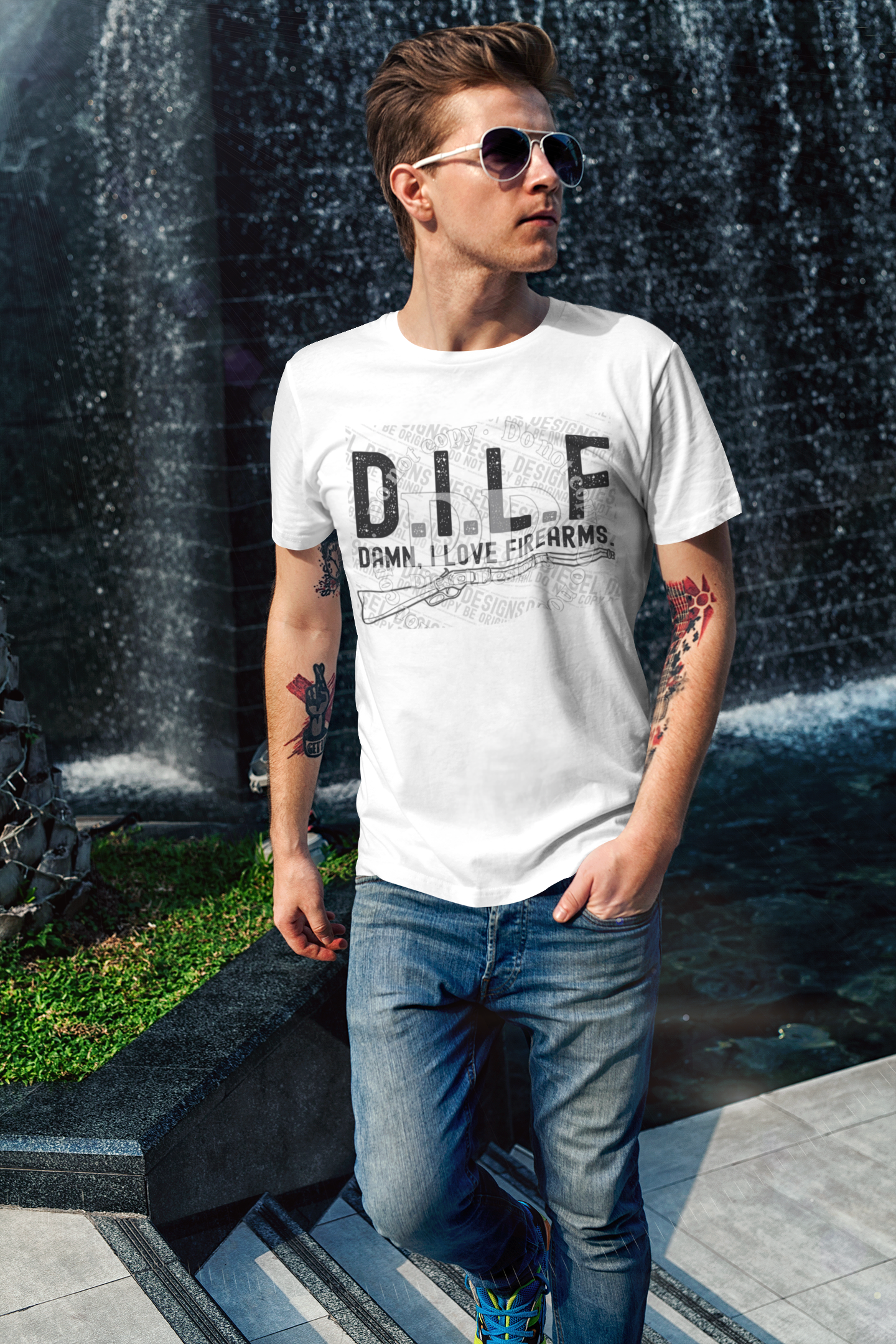 Dilf black | 300 DPI | Transparent PNG