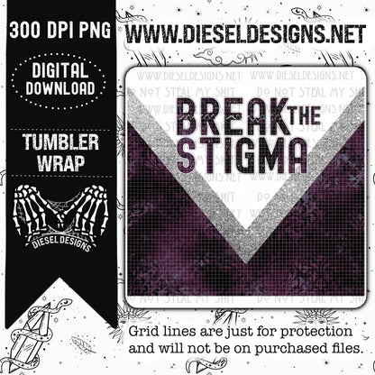 MENTAL HEALTH bundle by Diesel Designs | 300 DPI | PNG | Seamless | Tumbler Wraps | Collab |