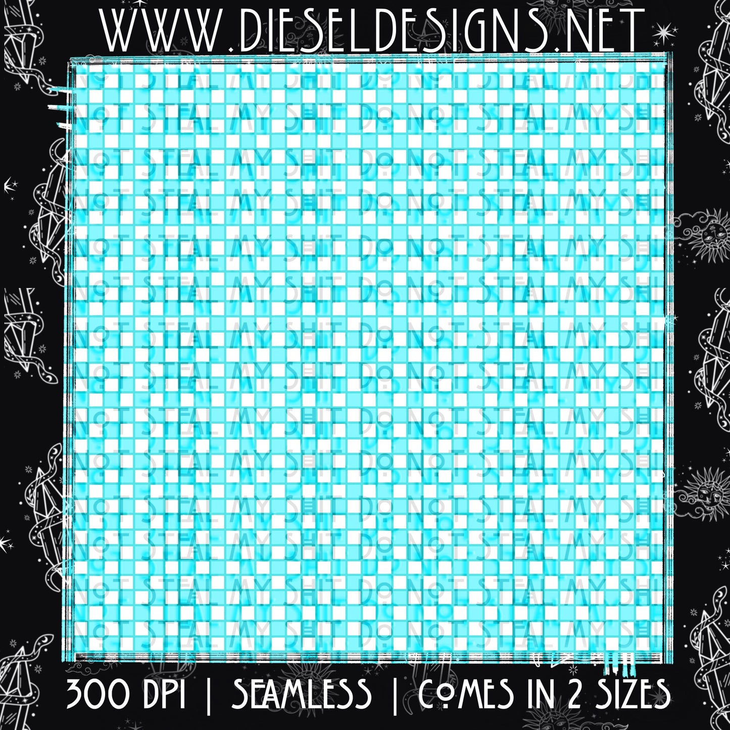 Checkers Seamless  | 300 DPI | Seamless 12"x12" | 2 sizes Included