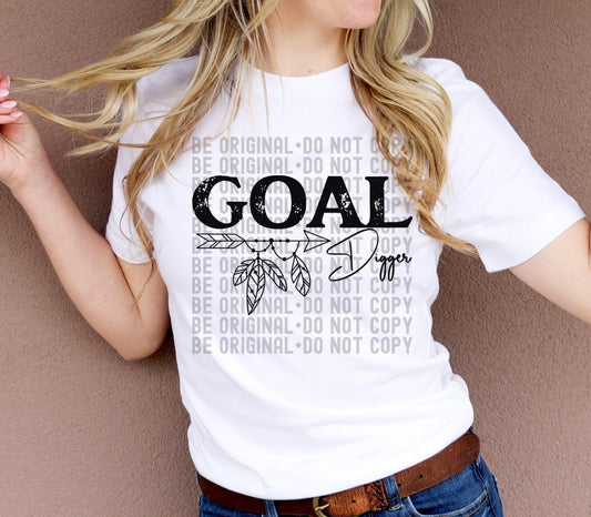 Goal Digger  | 300 DPI | Transparent PNG