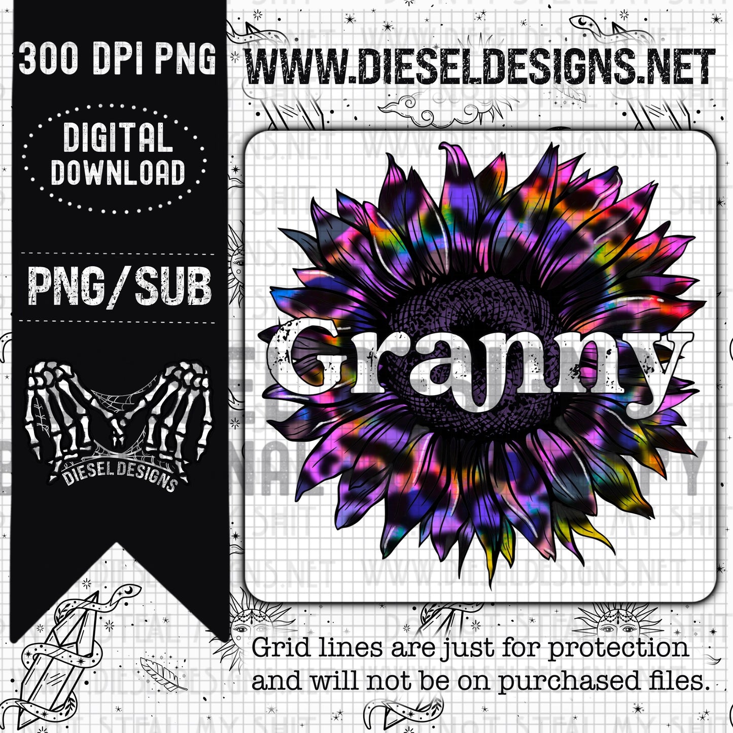 Granny  | 300 DPI | Transparent PNG