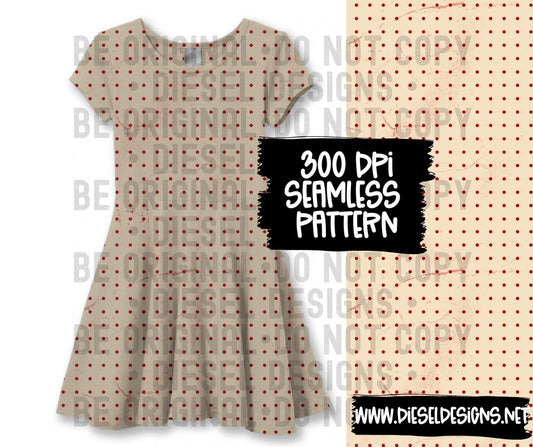 Grunge Tan Dots | 300 DPI | Seamless 12"x12" | PNG File