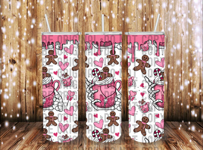 Gingerbread Seamless | 300 DPI | 20 oz Skinny Tumbler Wrap