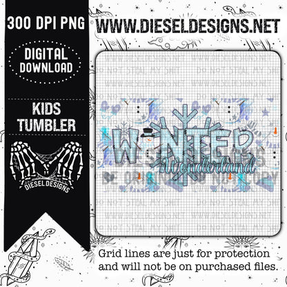 Winter Wonderland Bundle | 300 DPI | PNG | Seamless | Tumbler Wraps | Collab |