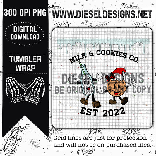 Milk Cookies Drip | 300 DPI |