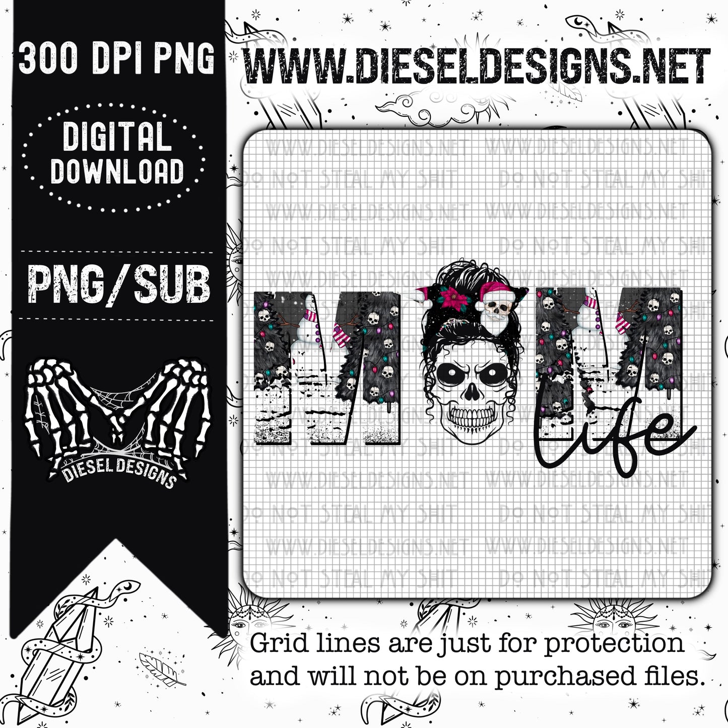 Mom Life | Design | 300 DPI | PNG |