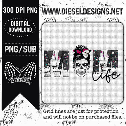 Mom Life | Design | 300 DPI | PNG |