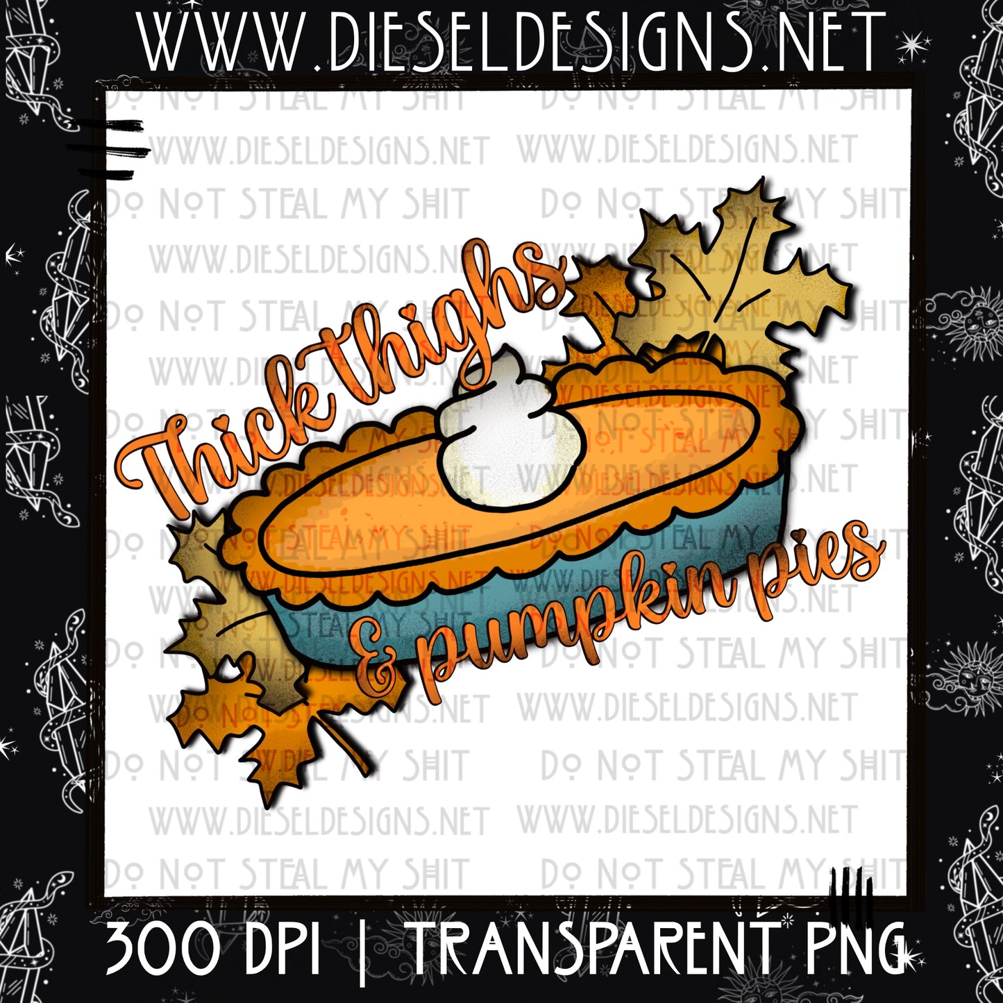 Pumpkin Pies PNG | 300 DPI | Transparent PNG