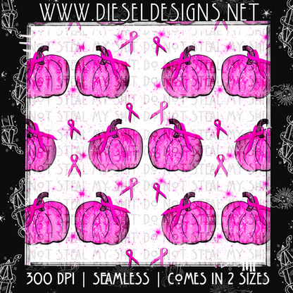 Save The Pumpkins Seamless Design V1 | 300 DPI | Seamless 12"x12" | Includes 2 Sizes