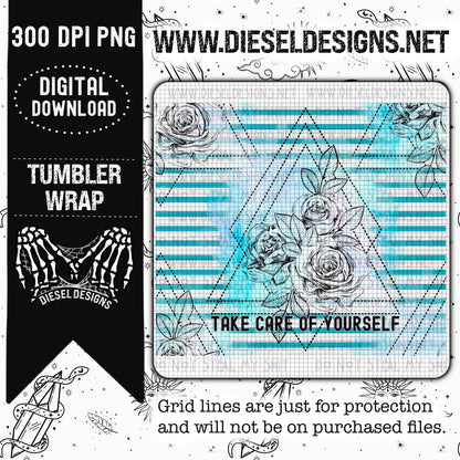 MENTAL HEALTH bundle by Diesel Designs | 300 DPI | PNG | Seamless | Tumbler Wraps | Collab |