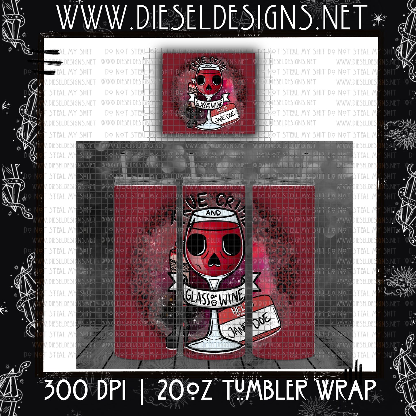 Tumbler Wrap 2  | 300 DPI