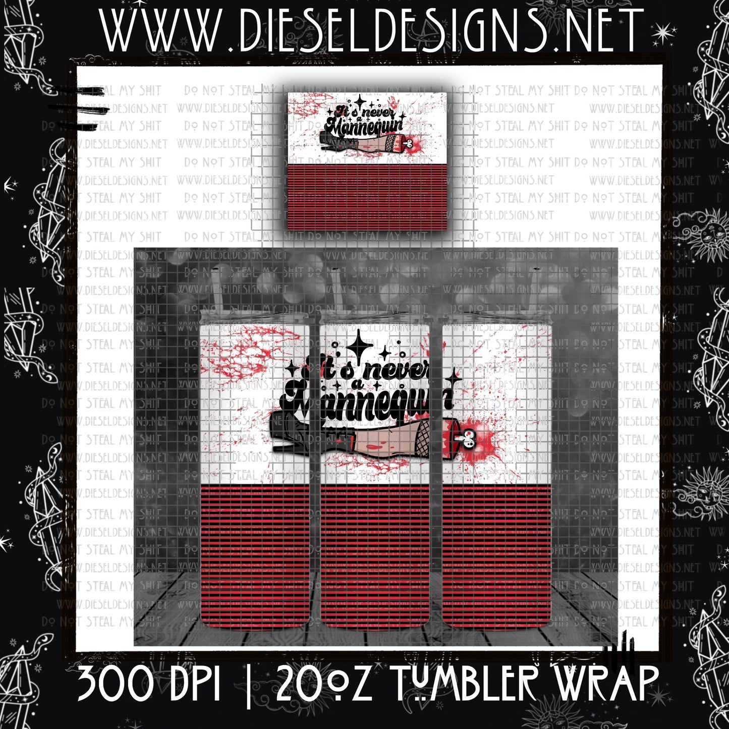 Tumbler Wrap  | 300 DPI |