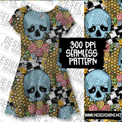 Skellies COLLAB | 24 Files | PNG | Seamless | Tumbler Wraps |