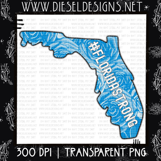 Florida Strong blue | 300 DPI | Transparent PNG