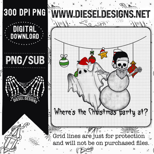 Christmas Party | Design | 300 DPI | PNG