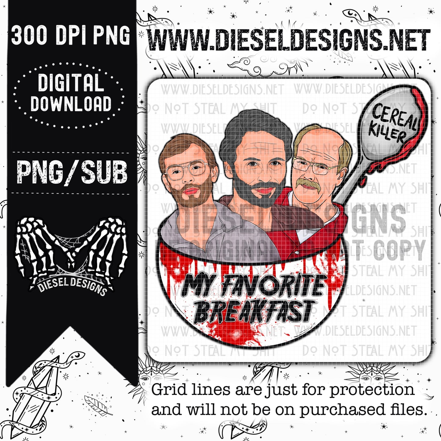 True Crime Bundle | 300 DPI | PNG | Seamless | Tumbler Wraps |