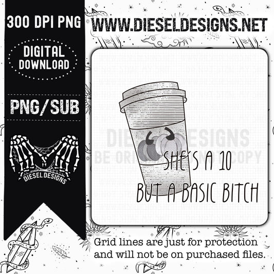 Basic Bitch | 300 DPI | Transparent PNG |