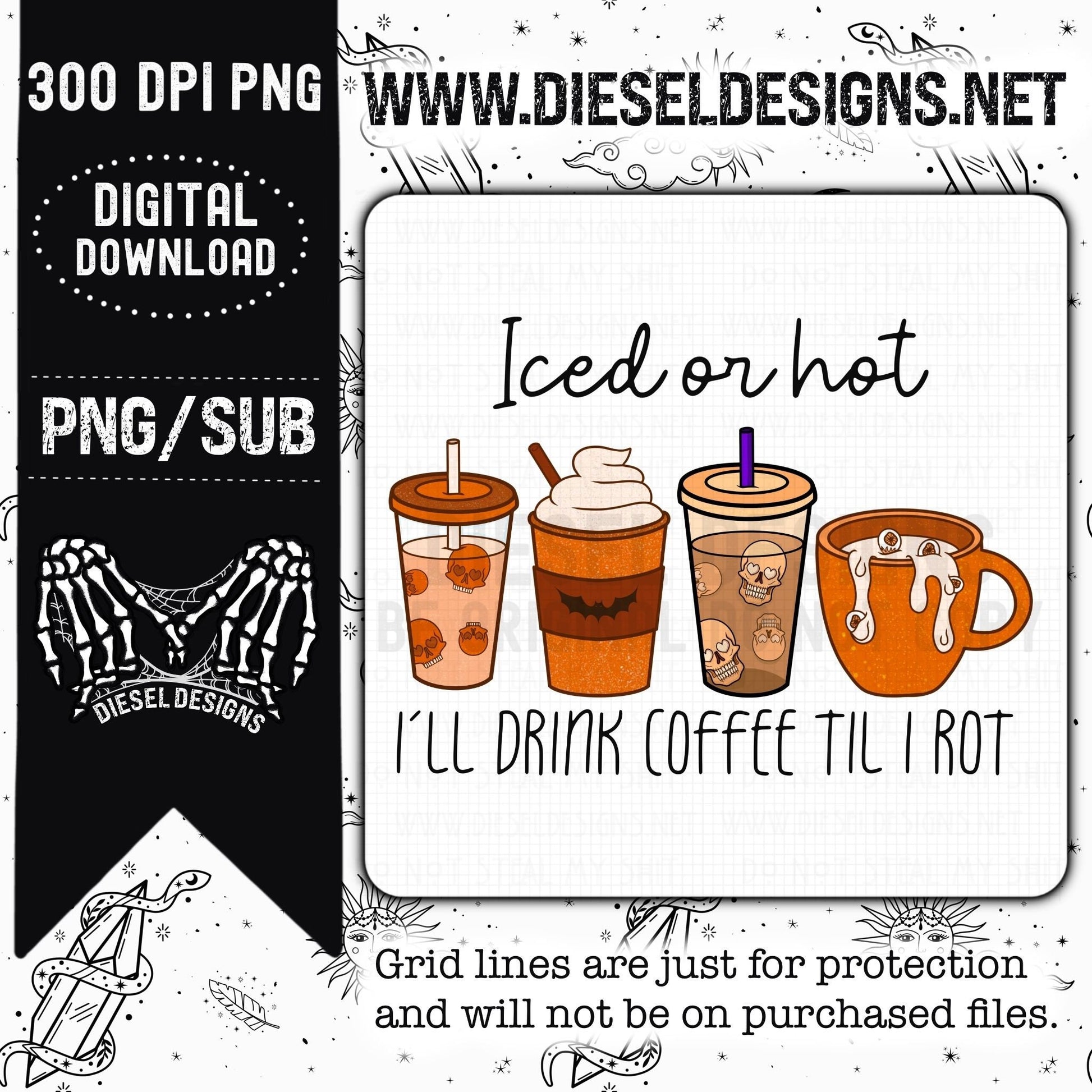 Iced Or Hot Coffee | 300 DPI | Transparent PNG |