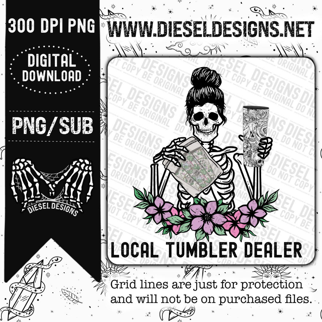 Local Tumbler dealer | 300 DPI | Transparent PNG